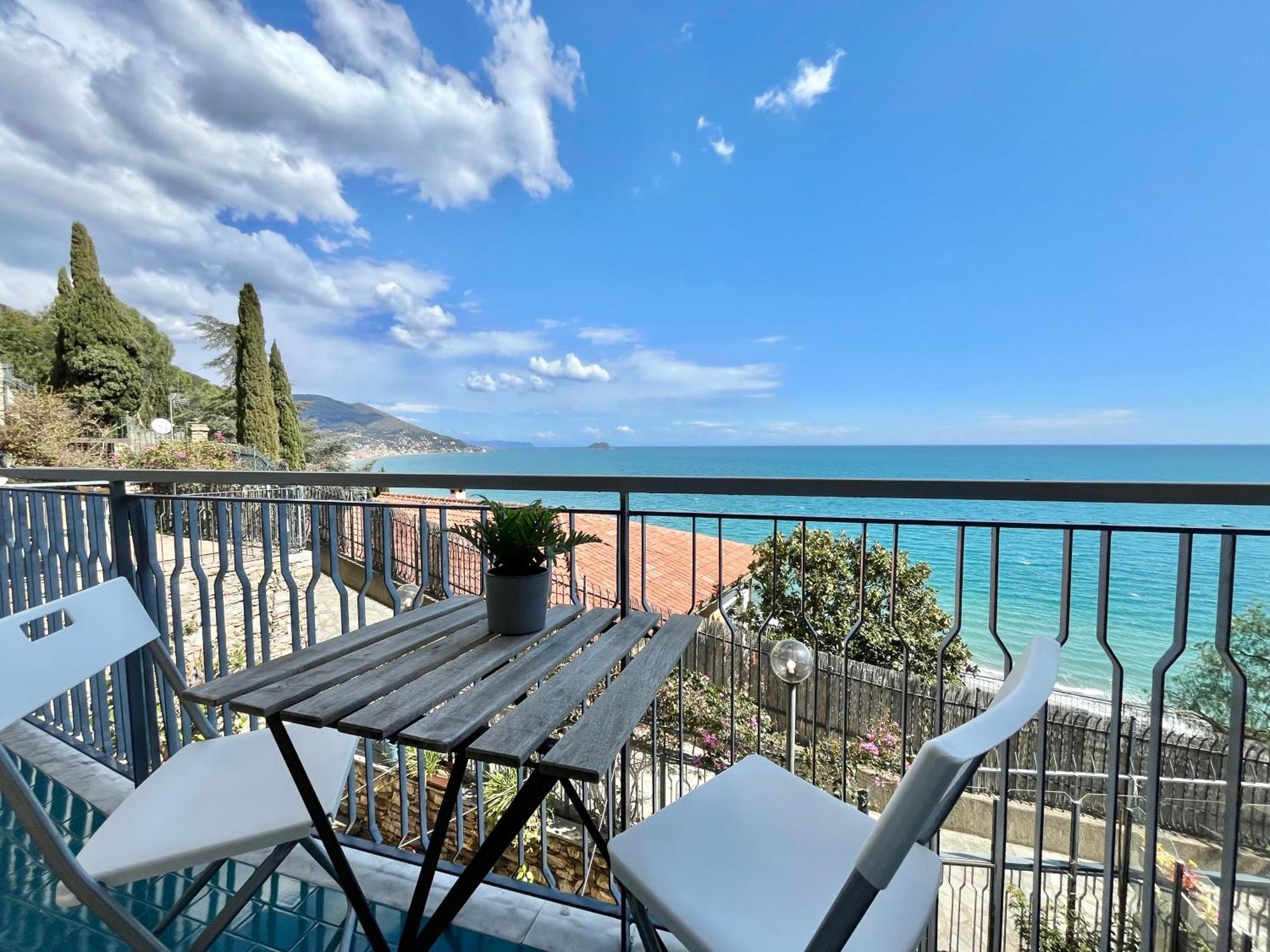 Vista Mare & Ac - Smeraldo Apartment Laigueglia Zewnętrze zdjęcie